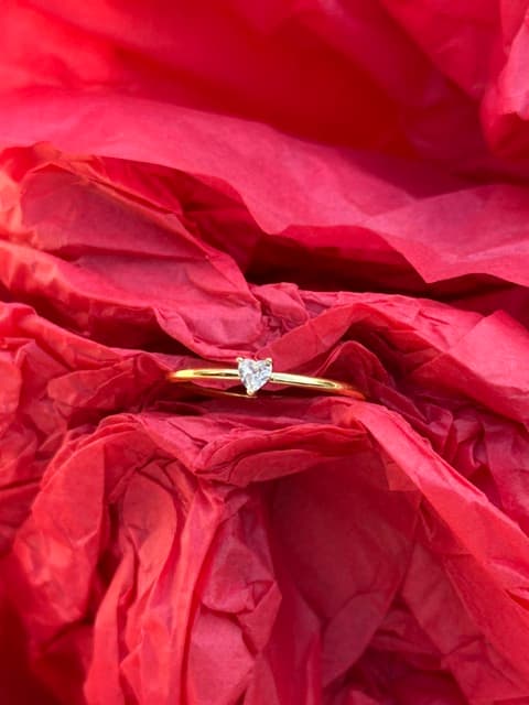 Bague Cœur Minimaliste - Or 4